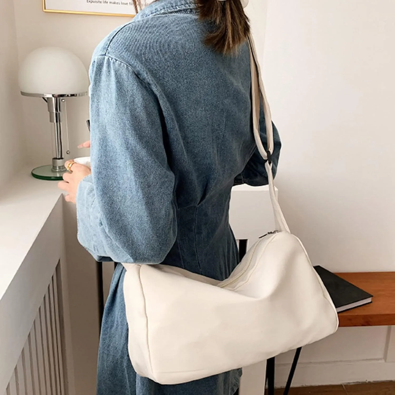 3pcs Purses for Women Tote Bag and Wallet Set Shoulder Satchel Handbags Womens Double Strap Shoulder Bag Purse, One Size