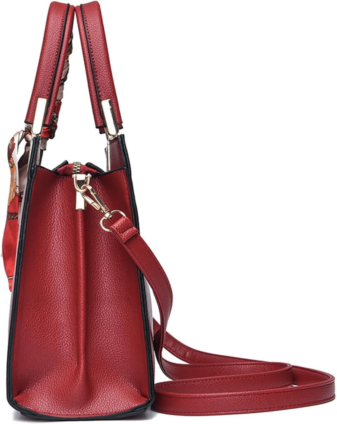 3pcs Purses for Women Tote Bag and Wallet Set Shoulder Satchel Handbags Women's Novelty Bucket Shoulder Bag