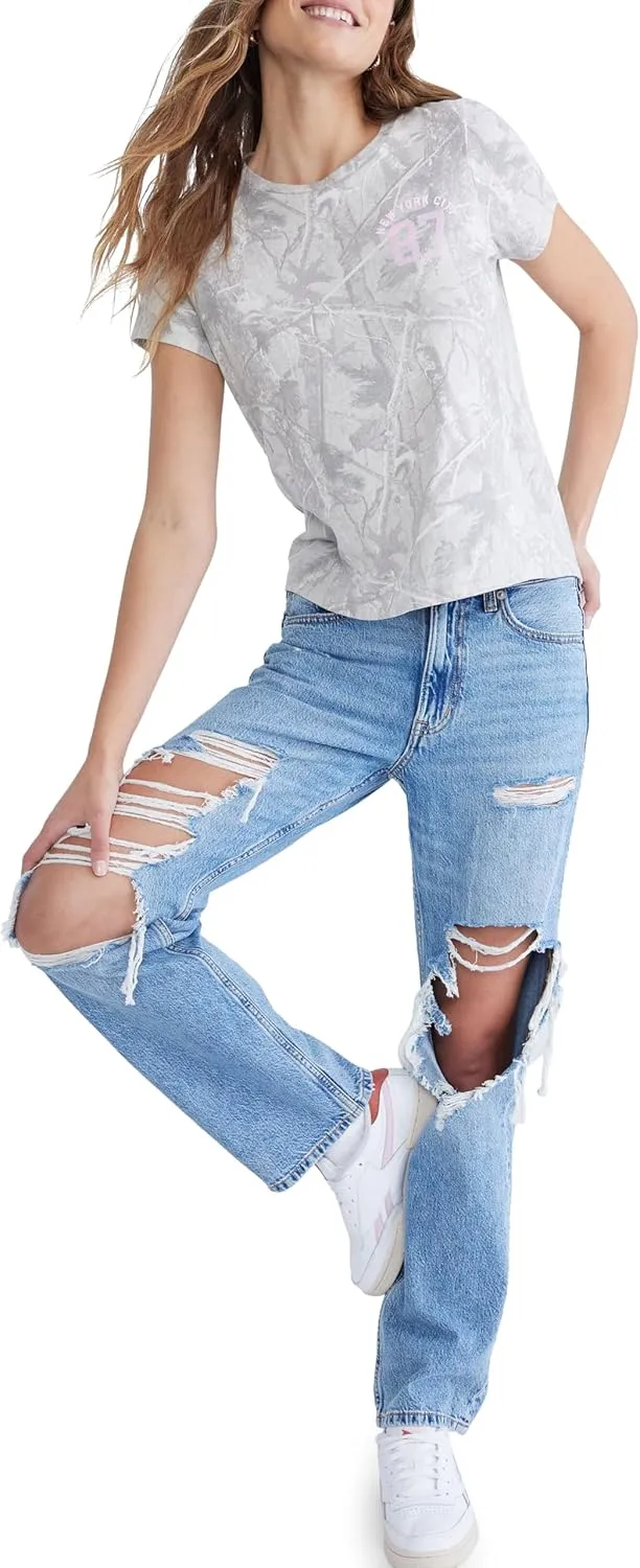 AEROPOSTALE Women's High Rise Baggy Jean