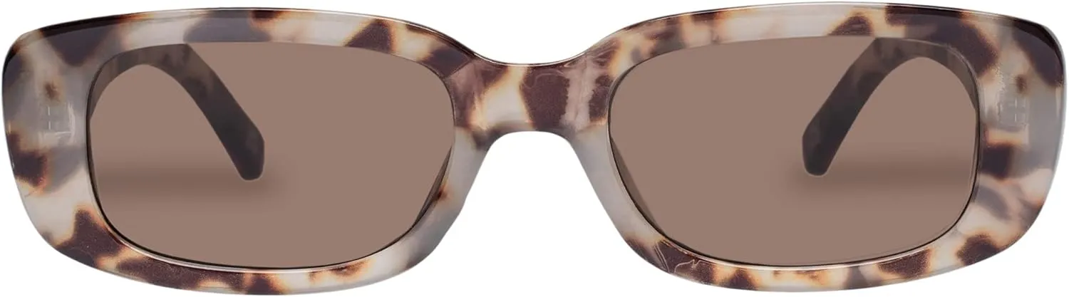 AIRE CERES Rectangular Unisex Sunglasses Cookie Tort