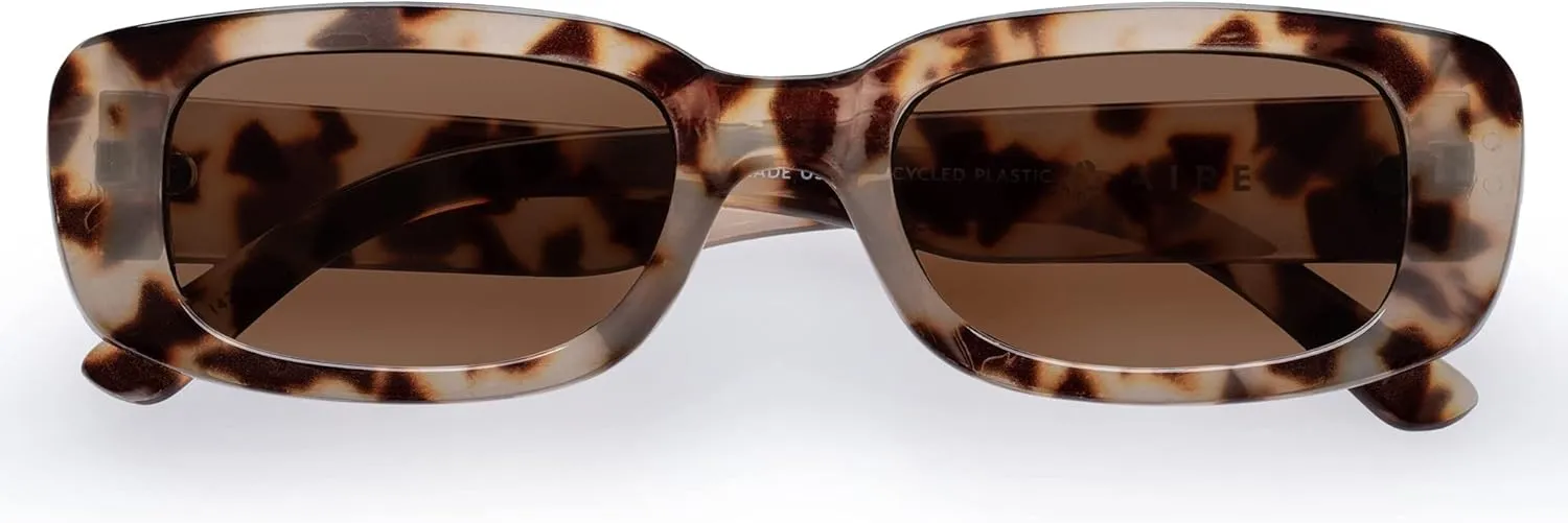 AIRE CERES Rectangular Unisex Sunglasses Cookie Tort