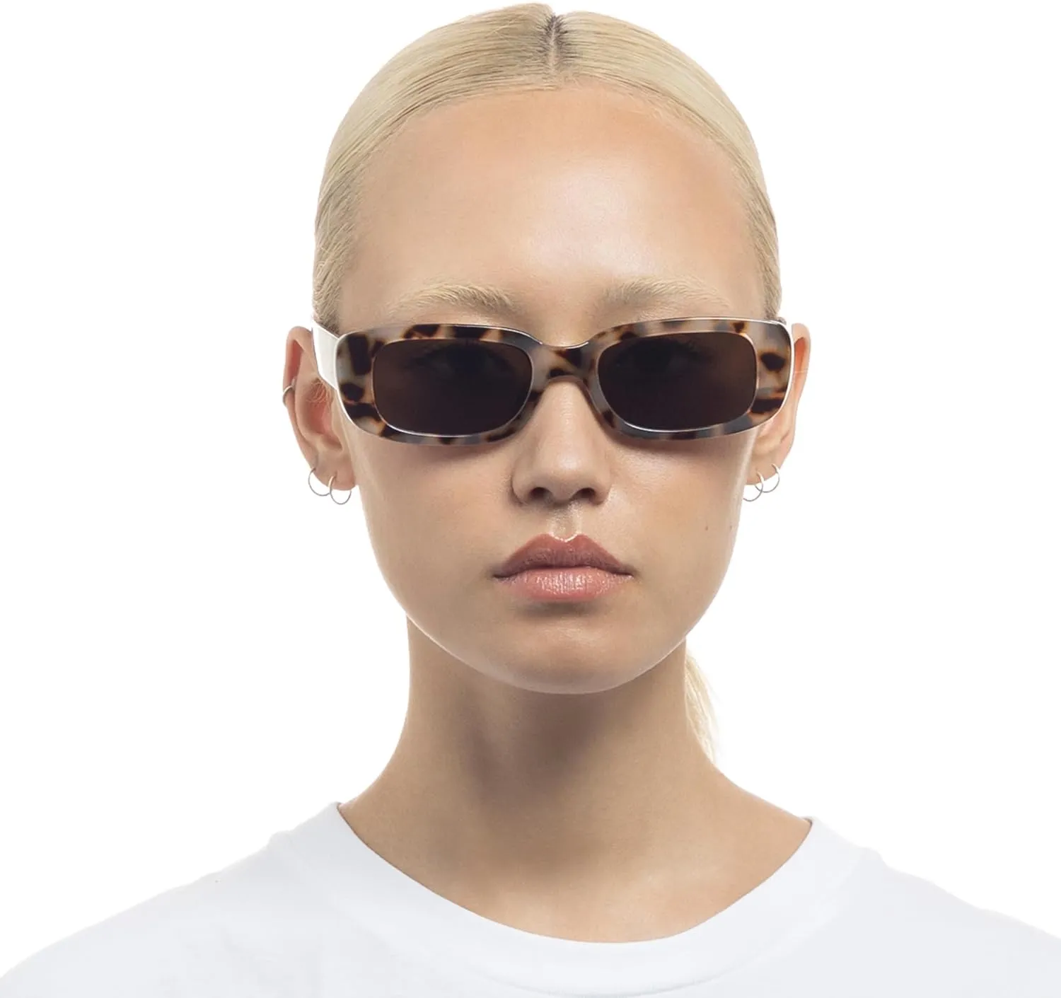 AIRE CERES Rectangular Unisex Sunglasses Cookie Tort