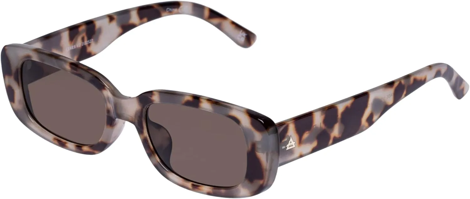 AIRE CERES Rectangular Unisex Sunglasses Cookie Tort