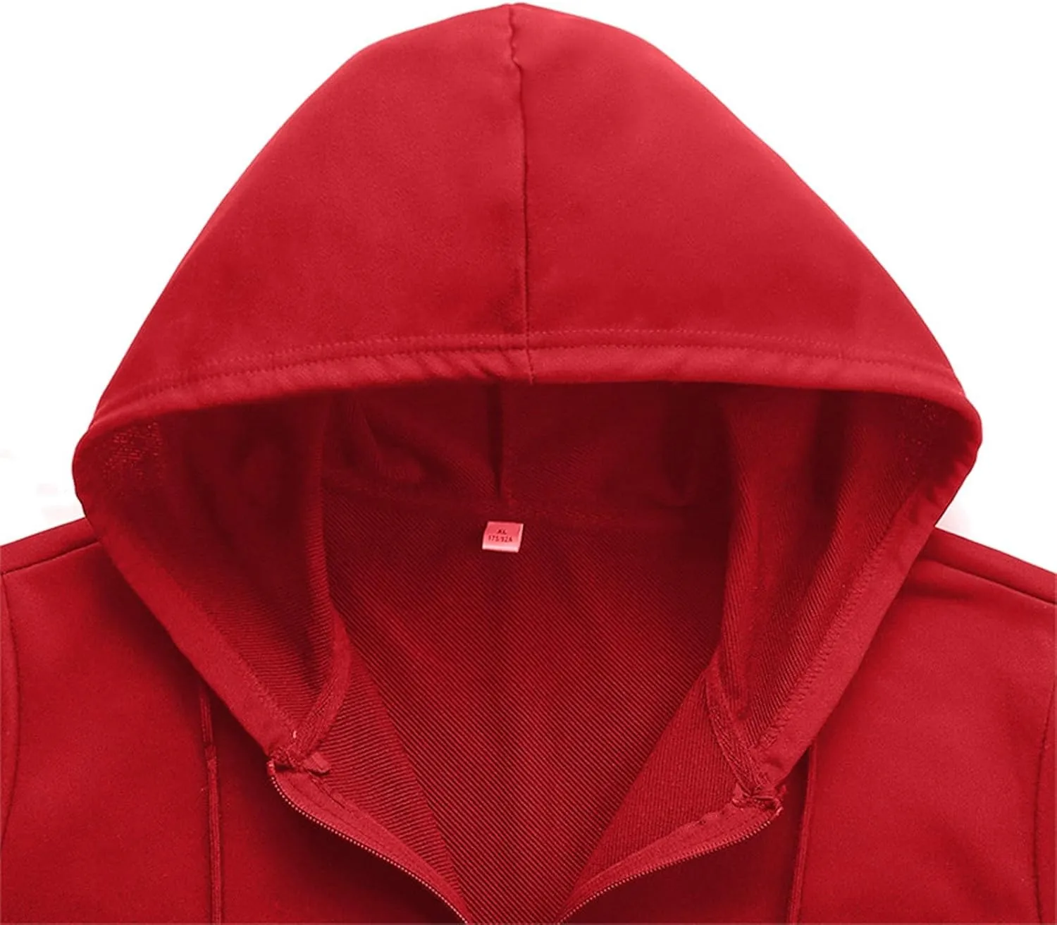Alalaso Mens Fleece Pullover Hoodies Winter Thermal Zip Solid Lightweight Soft Hooded Sweatshirt with Pocket