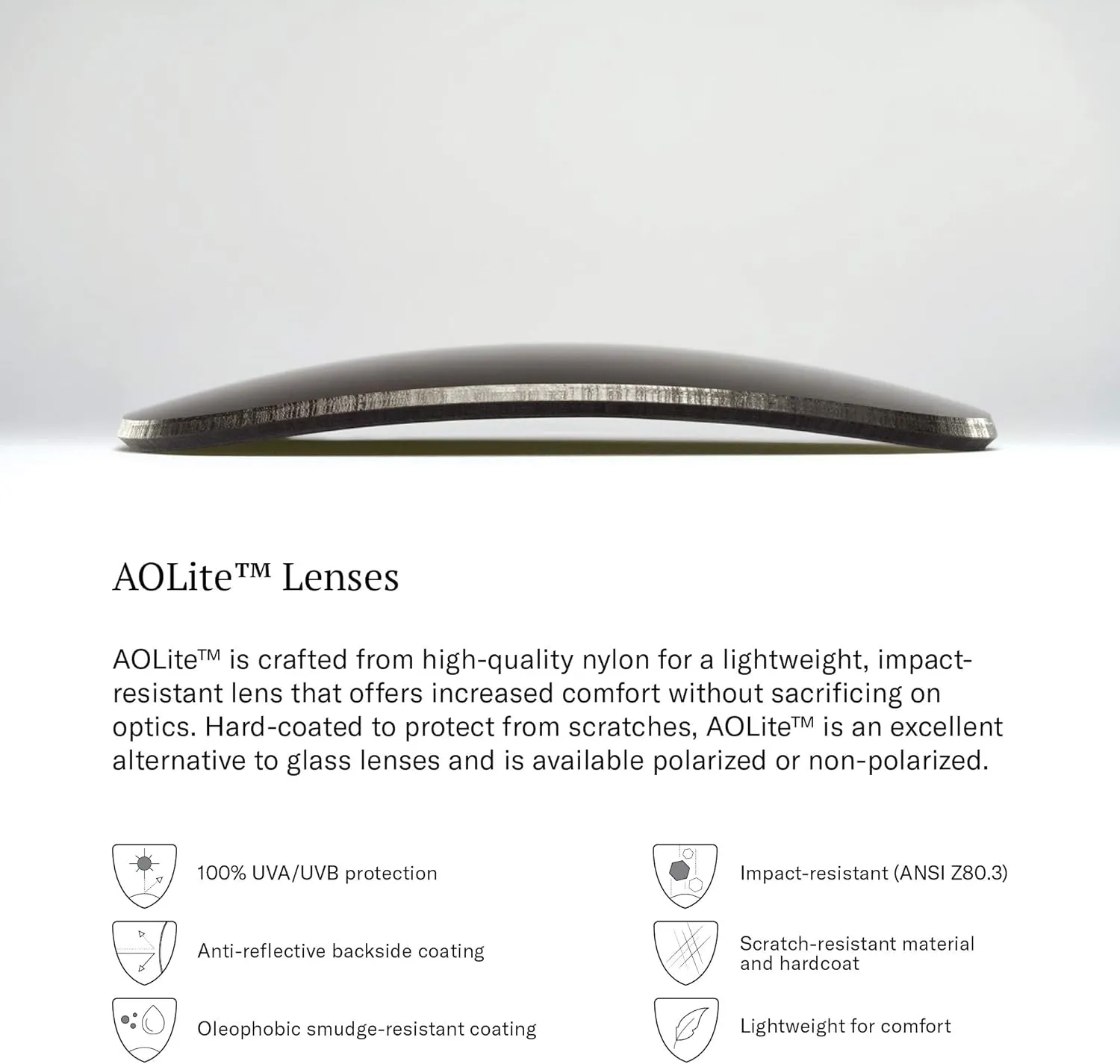 AO Checkmate Sunglasses - AOLite Nylon Lenses