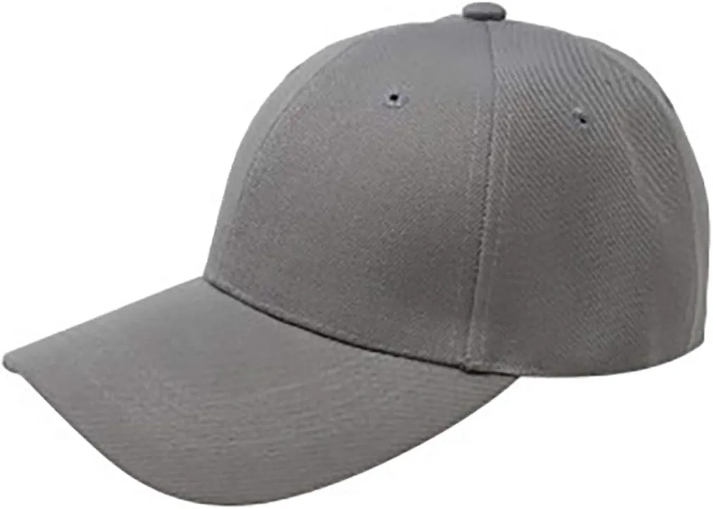 Balec Plain Baseball Cap Hat Adjustable Back