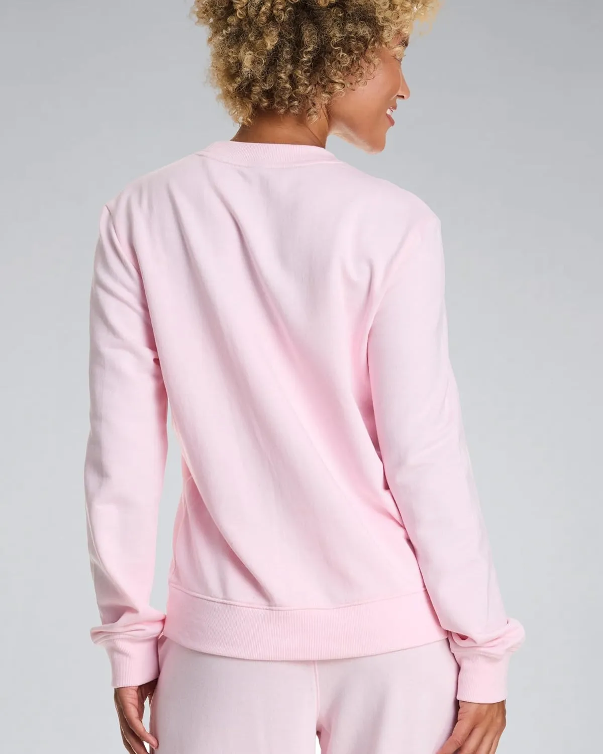 bebe French Terry Sweatshirt for Women, Crewneck Sweatshirts for Women, Sweatshirt Loungewear