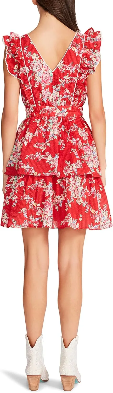 Betsey Johnson Women's Bush Gardens Seersucker Mini Dress