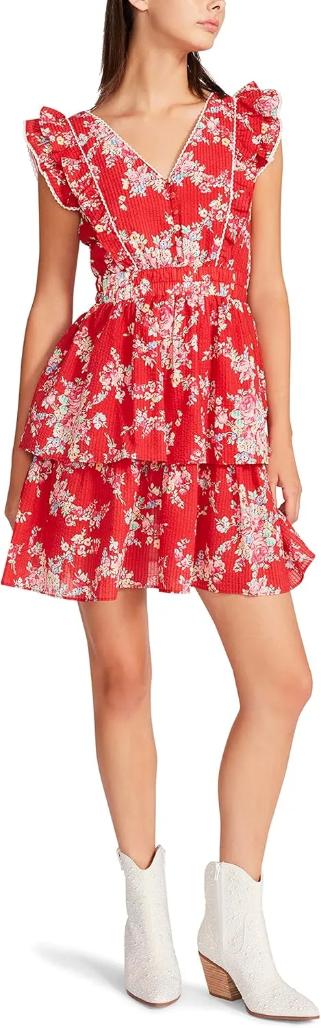 Betsey Johnson Women's Bush Gardens Seersucker Mini Dress