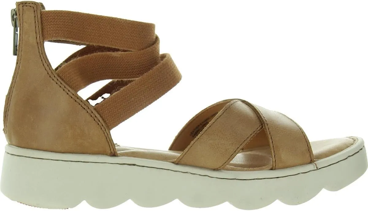 BORN Womens Strappy Leather Gladiator Sandals