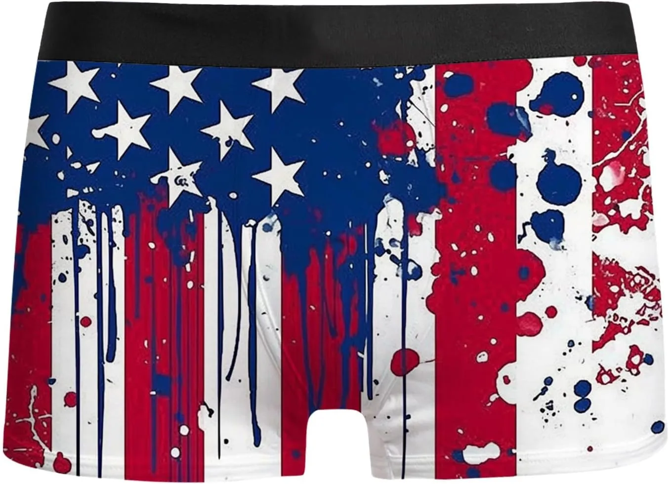 Boxer Brief And Trunks For Men 4Th Of July Elastic Waistband Comfortable Underwear Breathable Classic Loose Panties