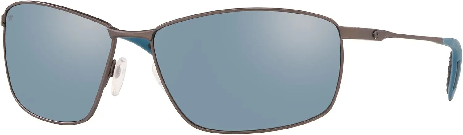 Costa Del Mar Mens Turret Rectangular Sunglasses