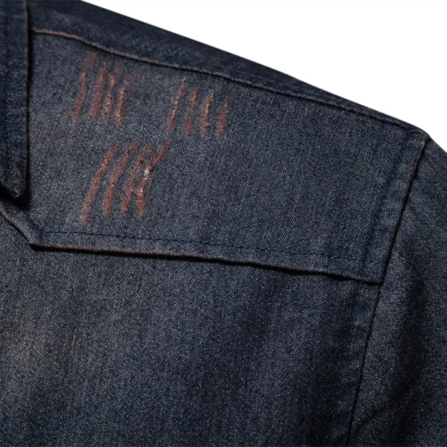 Denim Shirt Men Cotton Short Sleeve Button Down Slim Fit Cowboy Shirts Big and Tall Summer Beach Vacation Cruise Pocket Shirt