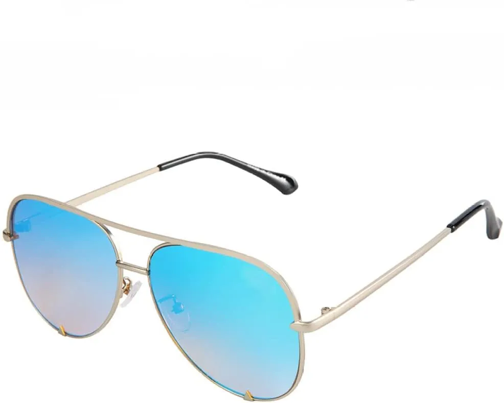DESIGN Sunglasses Women Mirror Pilot Sunglasses Fashion Eyewear for Women Oculos Gradient Female Eyewear