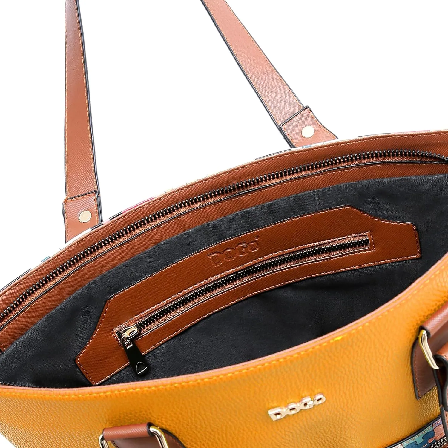 DOGO Multi Pocket Shoulder Bags for Women - Vegan Leather and Unique Design Handmade Womens Bags