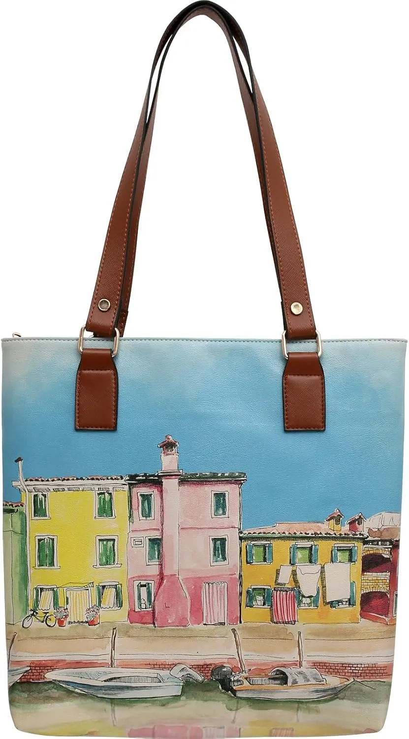 DOGO Multi Pocket Shoulder Bags for Women - Vegan Leather and Unique Design Handmade Womens Bags
