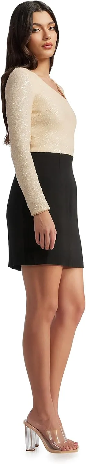 Dress the Population Women's Chante Bodycon Mini Dress