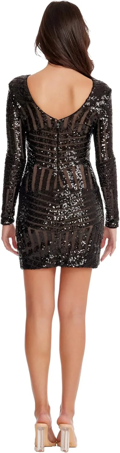 Dress the Population Women's Nathalia Bodycon Mini Dress