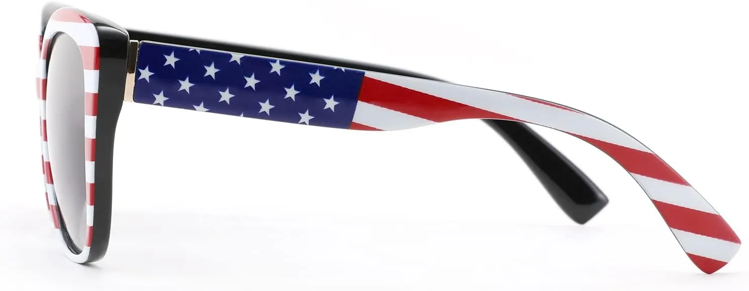 FEISEDY Polarized Vintage Sunglasses American Womens Square Jackie O Cat Eye Sunglasses B2451