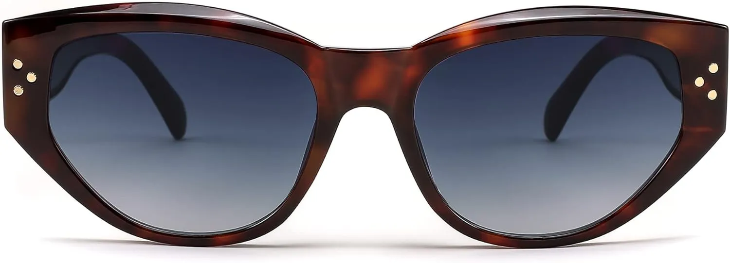 FEISEDY Sunglasses Womens, Retro Cat Eye Sunglasses, Fashion Vintage Cute Stylish UV400 Sunnies B2365
