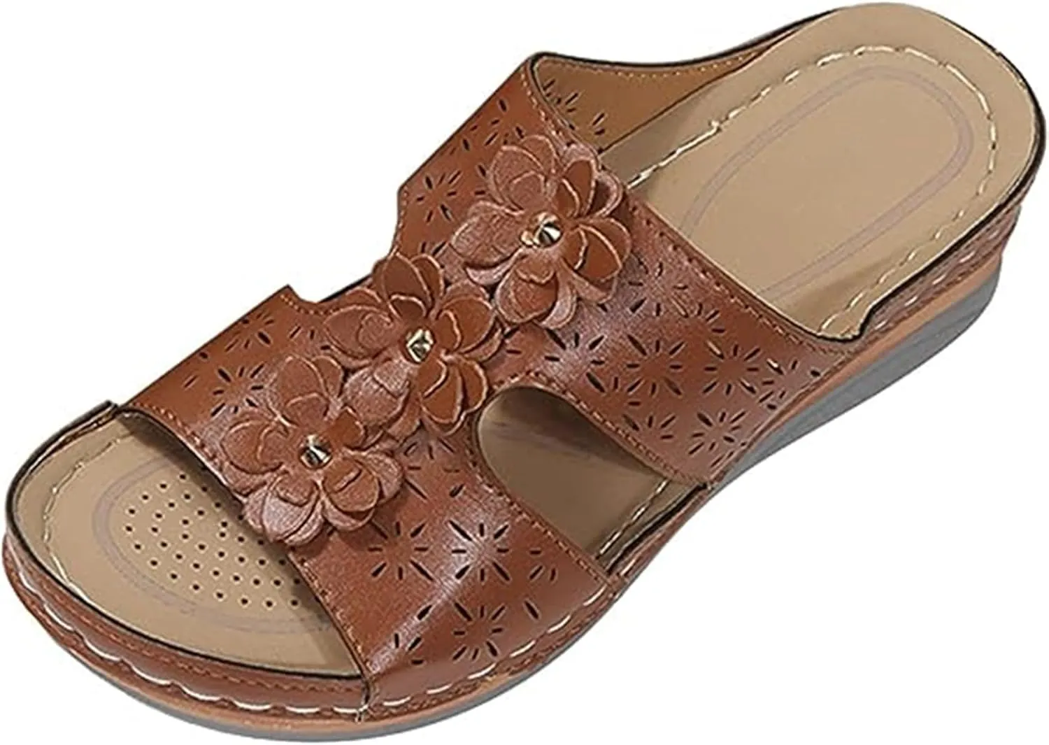 FFMA Wide Width Flip Flops Womens Orthopedic Sandals with Arch Support Shoes Sandals for Women Heels Support Shoes for Women Womens Sandal Heels