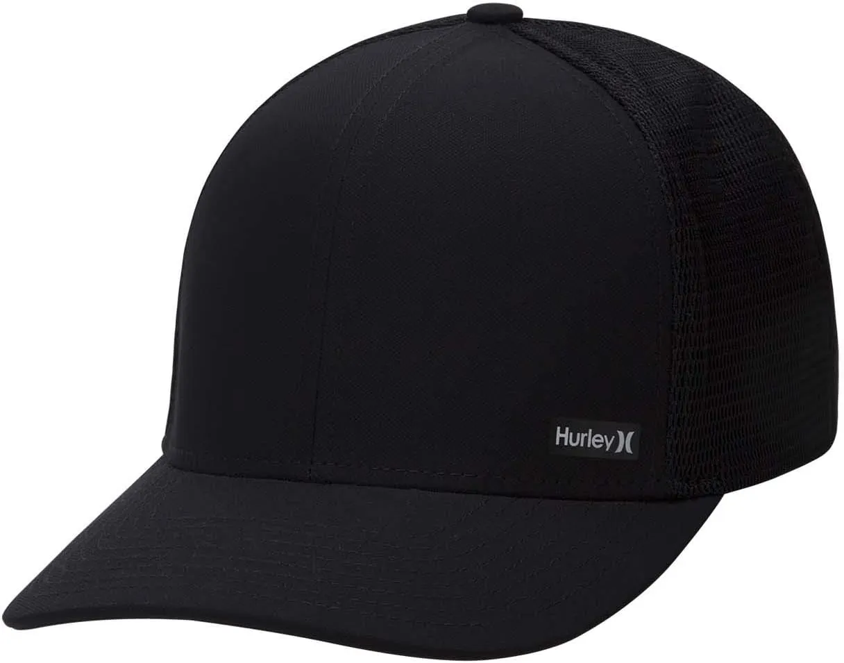 Hurley Men's Caps - H2O-Dri League Baseball Caps for Men with Snapback Closure - Classic Mens Trucker Hats (S-XL)