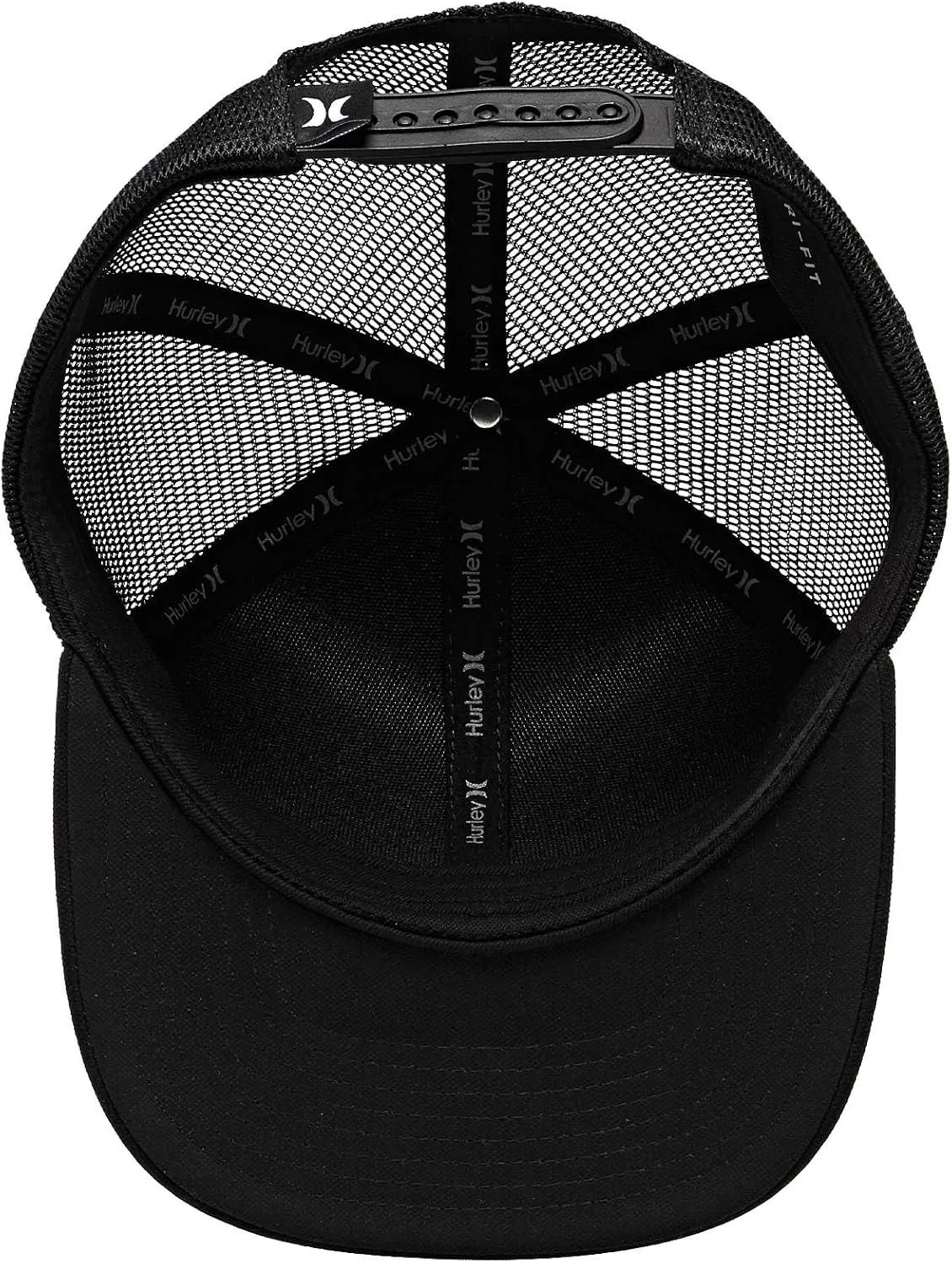 Hurley Men's Caps - H2O-Dri League Baseball Caps for Men with Snapback Closure - Classic Mens Trucker Hats (S-XL)