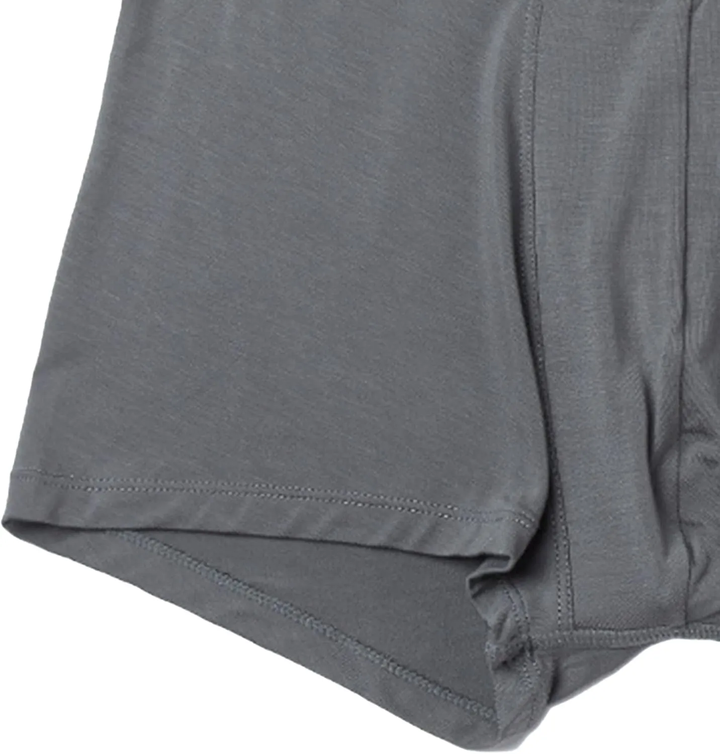 JEsilunmaMY Men's Solid Color Breathable Boxer Briefs Low Waist Soft Comfort Underwear Trunks Athletic Underpants with Pouch