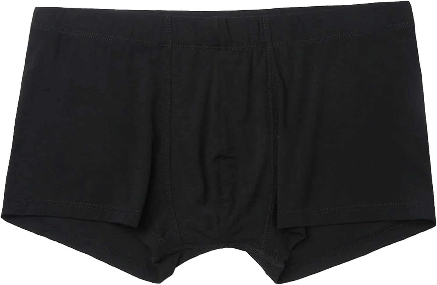 JEsilunmaMY Men's Solid Color Breathable Boxer Briefs Low Waist Soft Comfort Underwear Trunks Athletic Underpants with Pouch