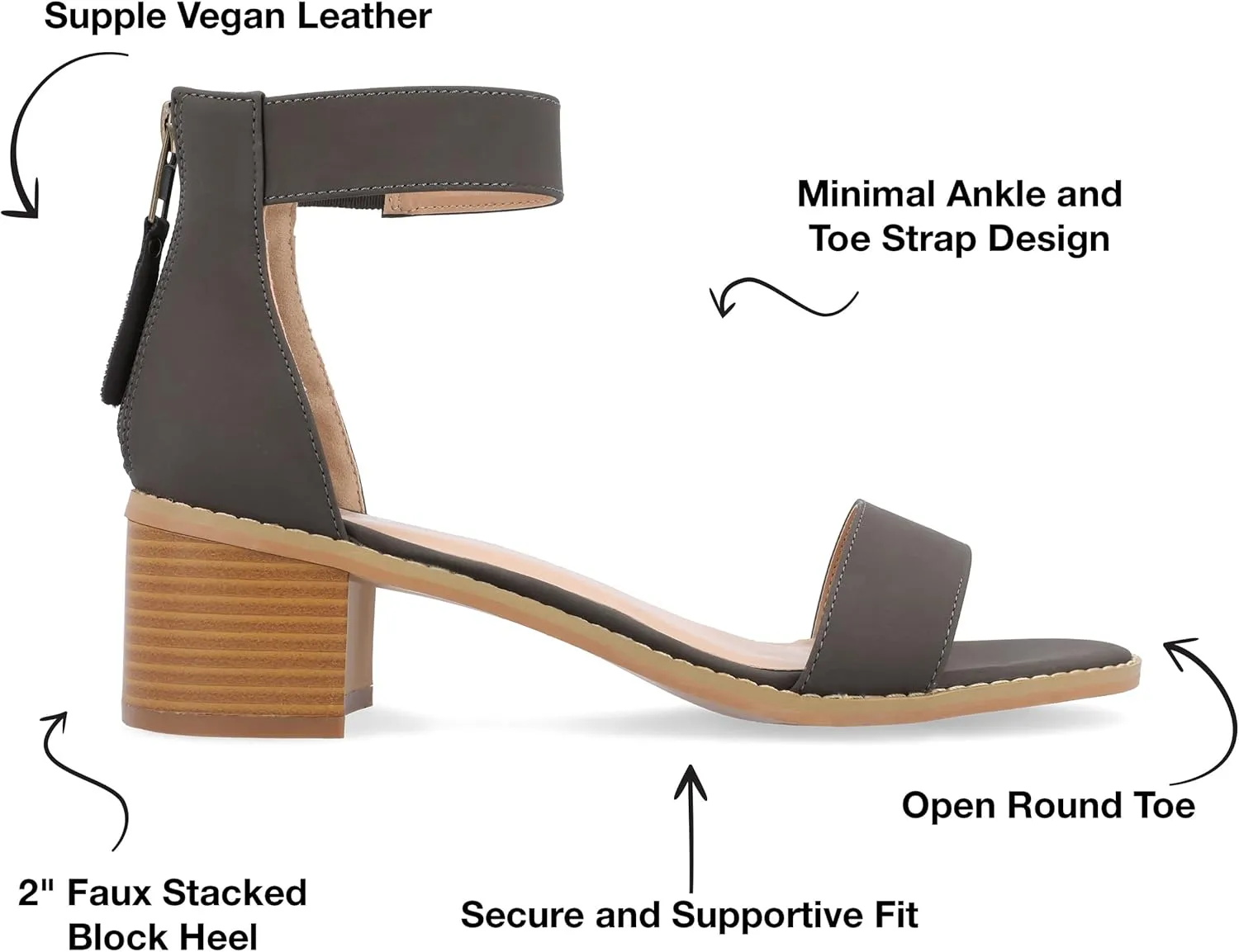 Journee Collection womens Ankle-Strap