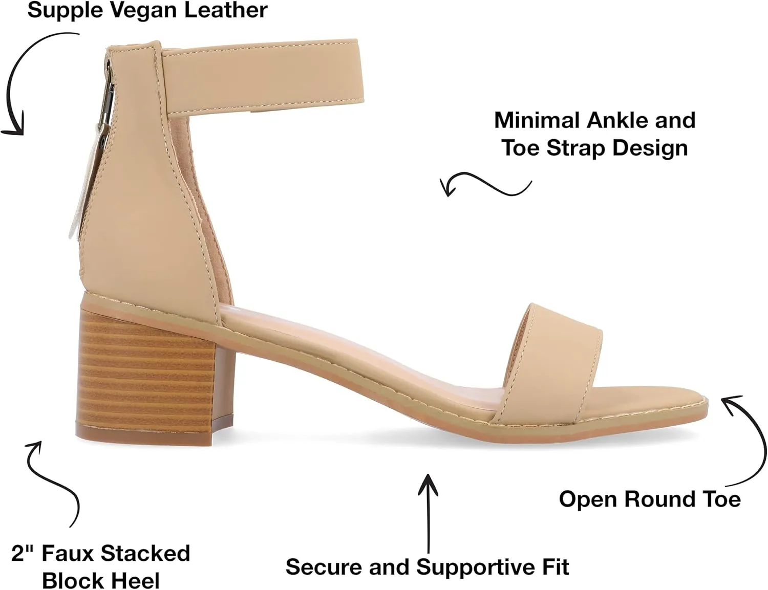 Journee Collection womens Ankle-Strap