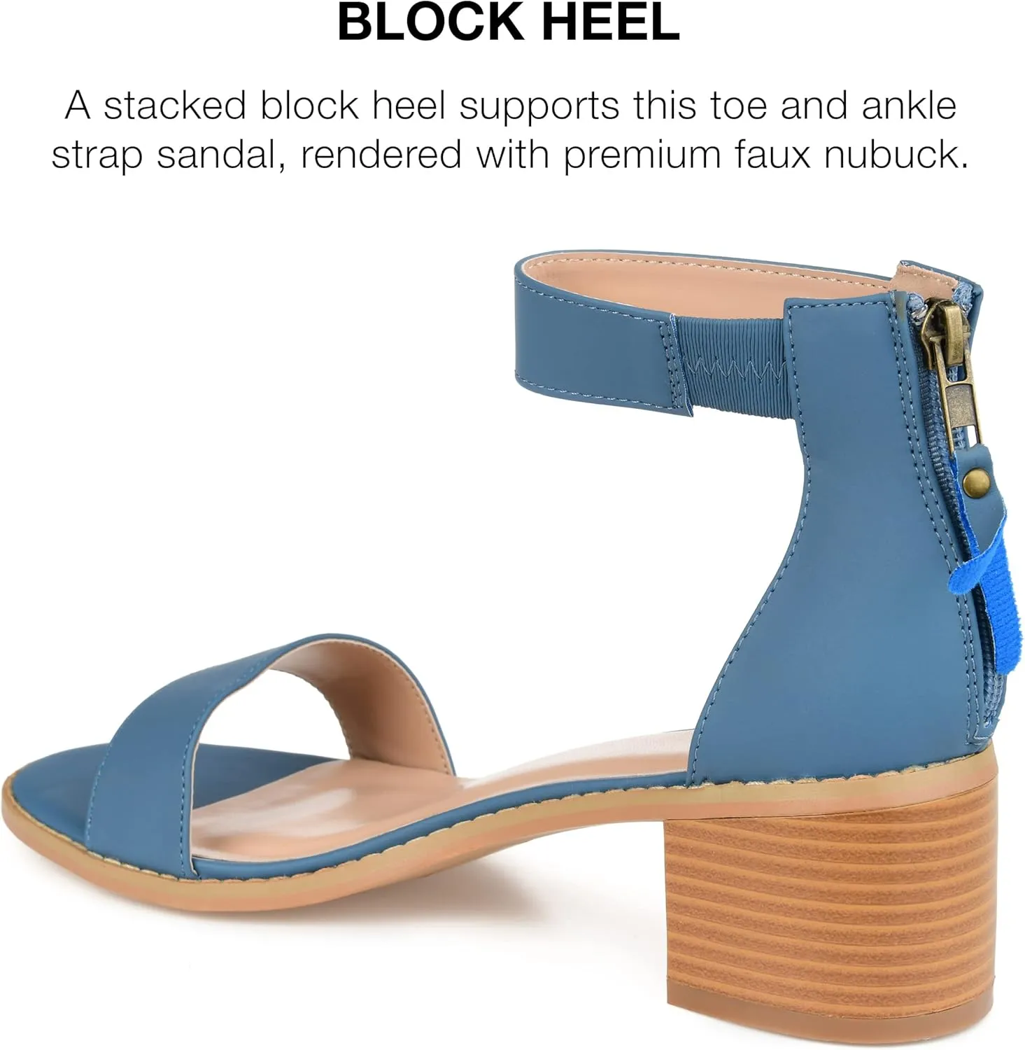 Journee Collection womens Ankle-Strap