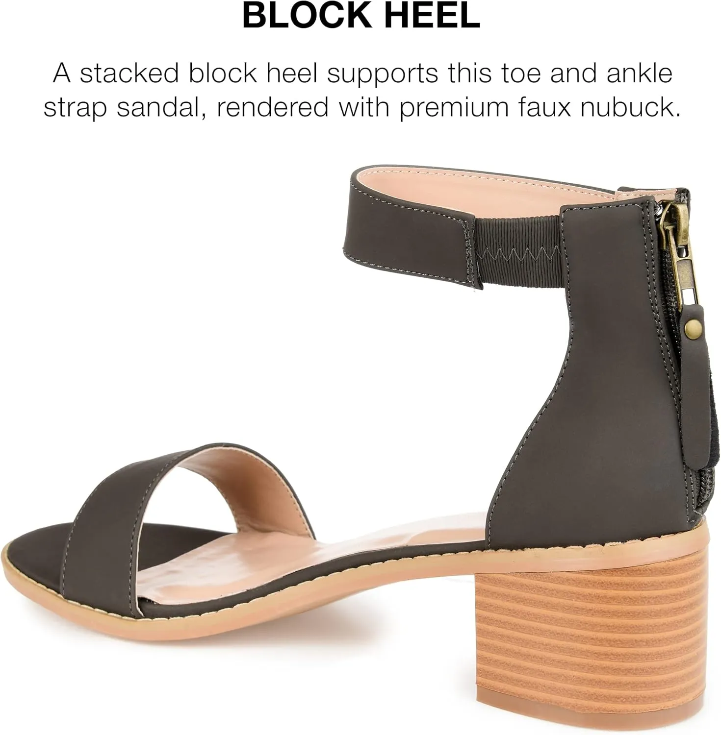 Journee Collection womens Ankle-Strap