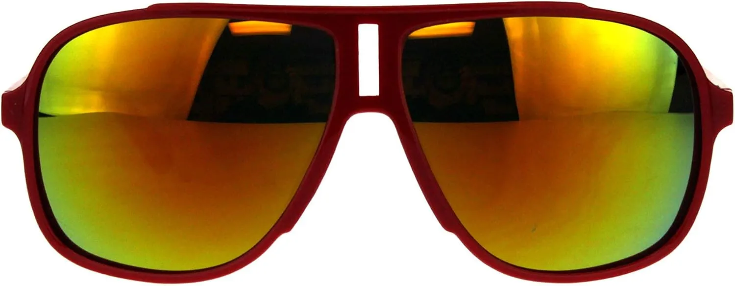 Kid's Sunglasses Square Racer Aviators Boys Girls Fashion Shades