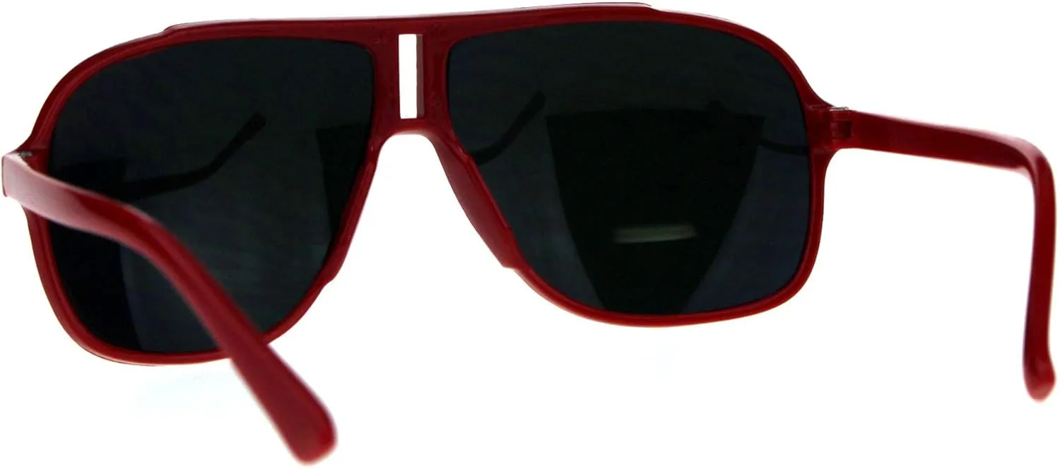 Kid's Sunglasses Square Racer Aviators Boys Girls Fashion Shades
