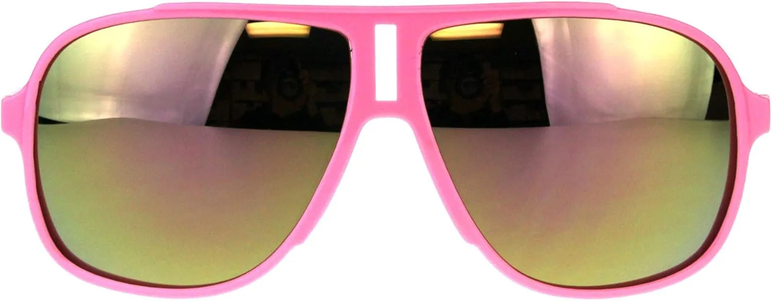 Kid's Sunglasses Square Racer Aviators Boys Girls Fashion Shades