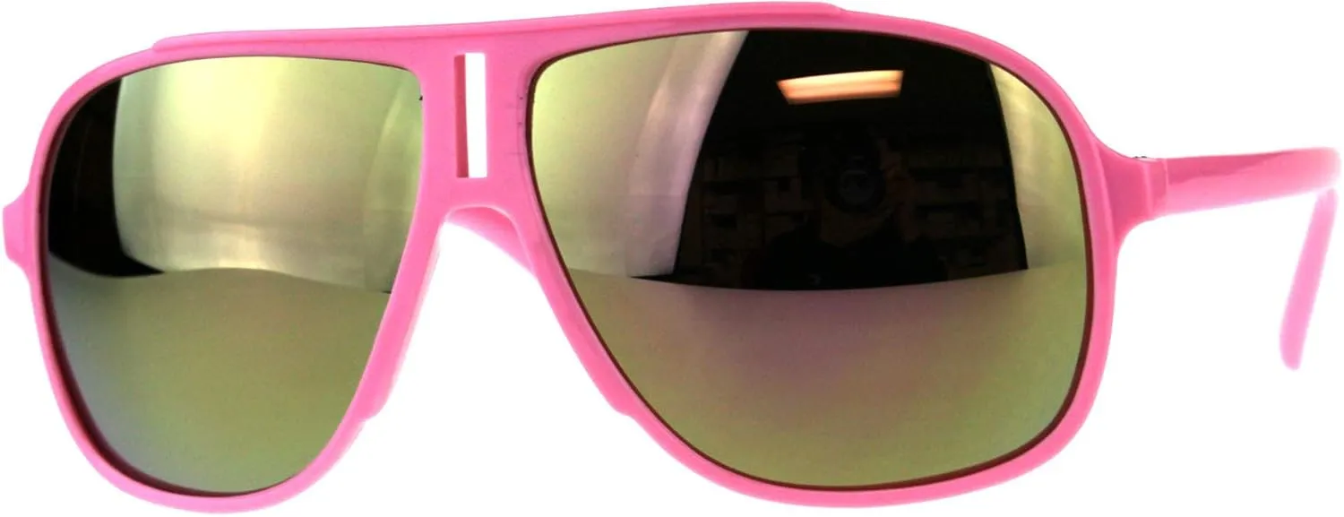 Kid's Sunglasses Square Racer Aviators Boys Girls Fashion Shades