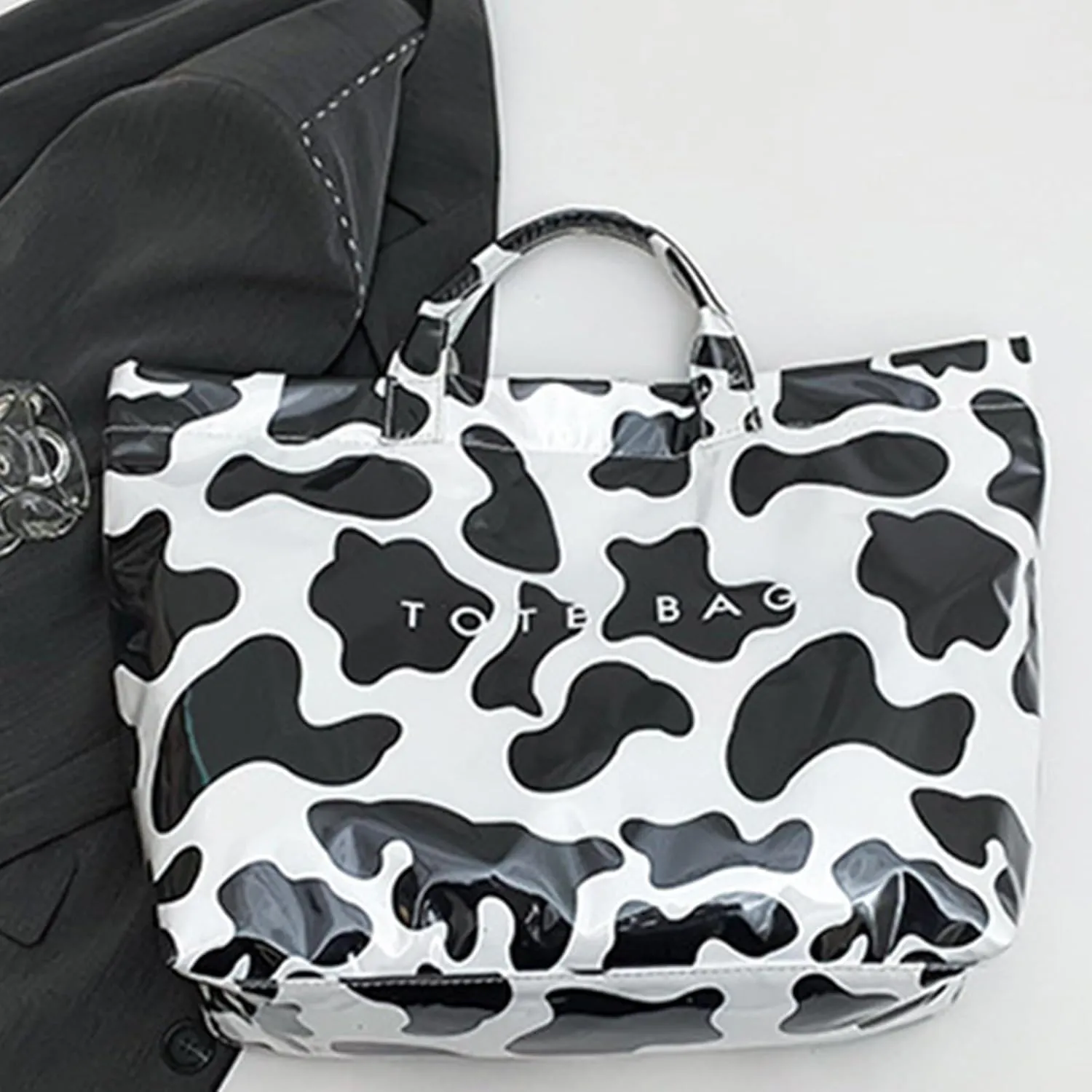 Large Capacity Leopard Print Lazy Wind Bag Fashion Handheld Large Capacity Shoulder Tote Bags Handbag Women