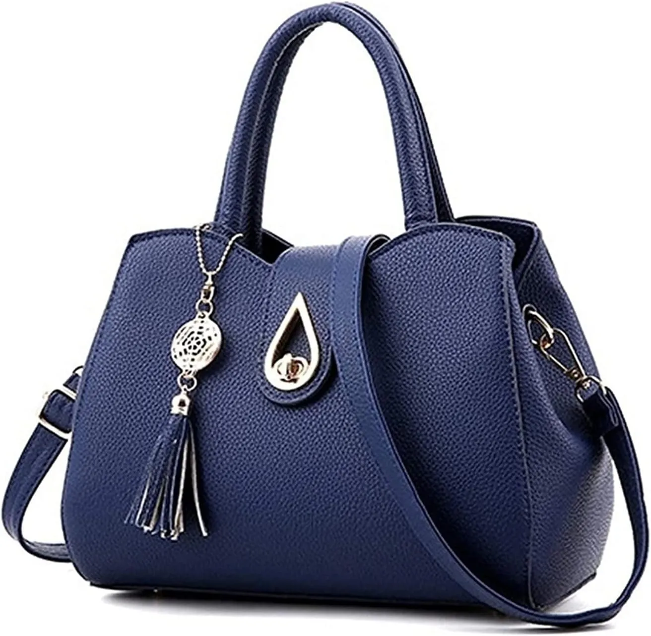Large Shoulder Bags Womens Handbag Cute Mini Leather Shoulder Purse Crossbody Bag For Women(Blue)
