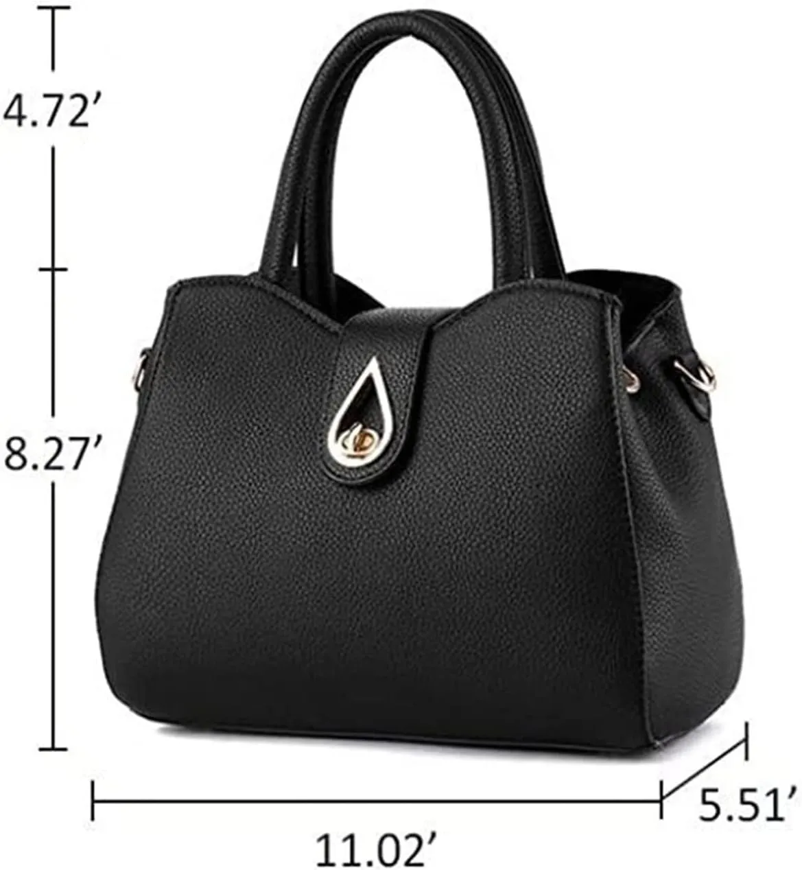 Large Shoulder Bags Womens Handbag Cute Mini Leather Shoulder Purse Crossbody Bag For Women(Plum)