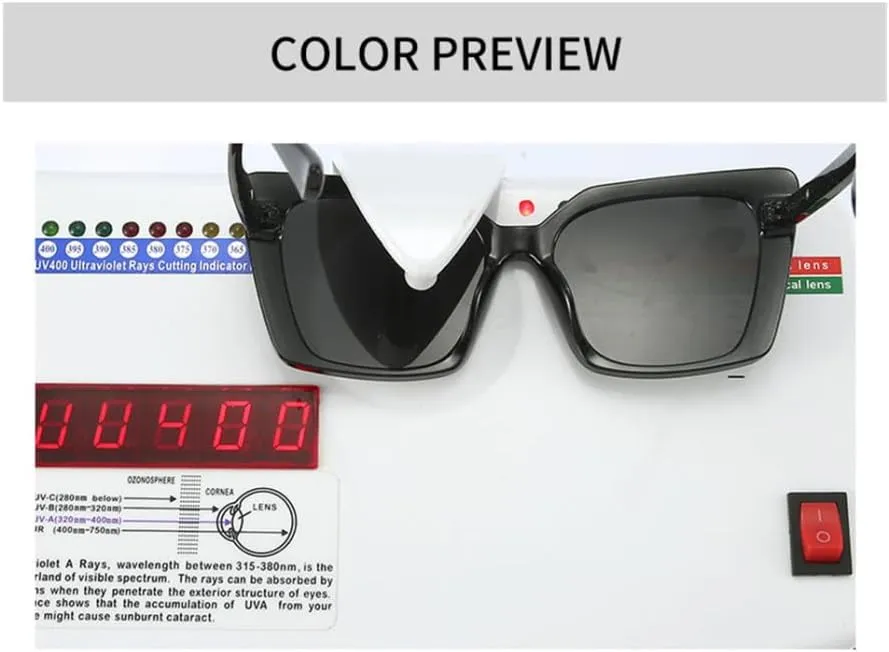 Large Sunglasses Women Womens Cat Eye Sun Glasses Vintage UV400 Outdoor