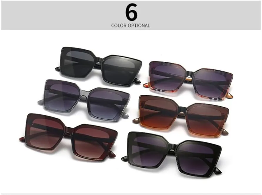 Large Sunglasses Women Womens Cat Eye Sun Glasses Vintage UV400 Outdoor