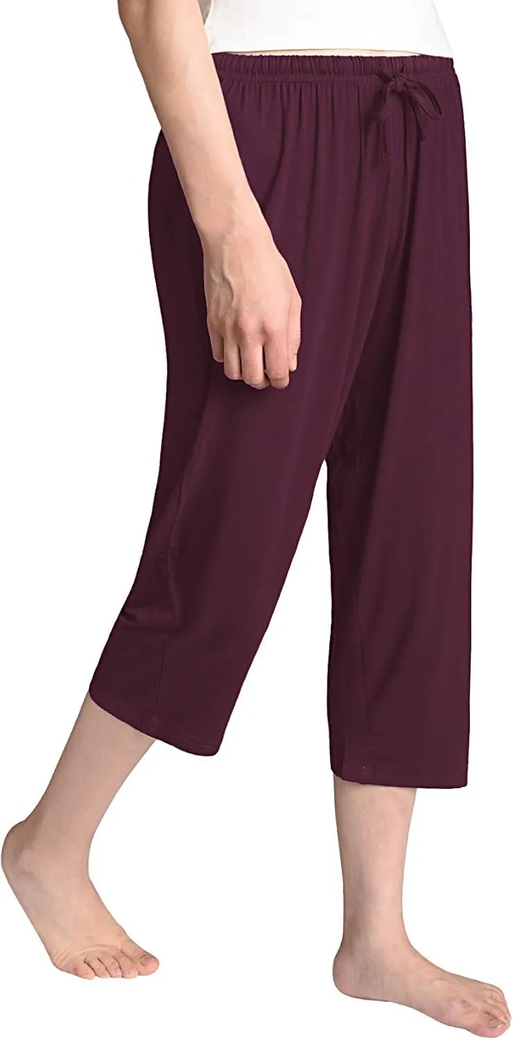 Latuza Women's Knit Capris Sleepwear