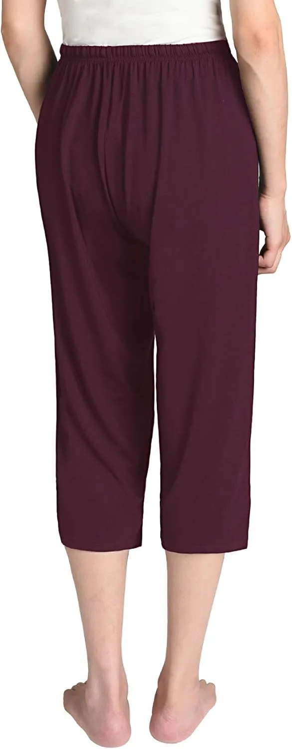 Latuza Women's Knit Capris Sleepwear