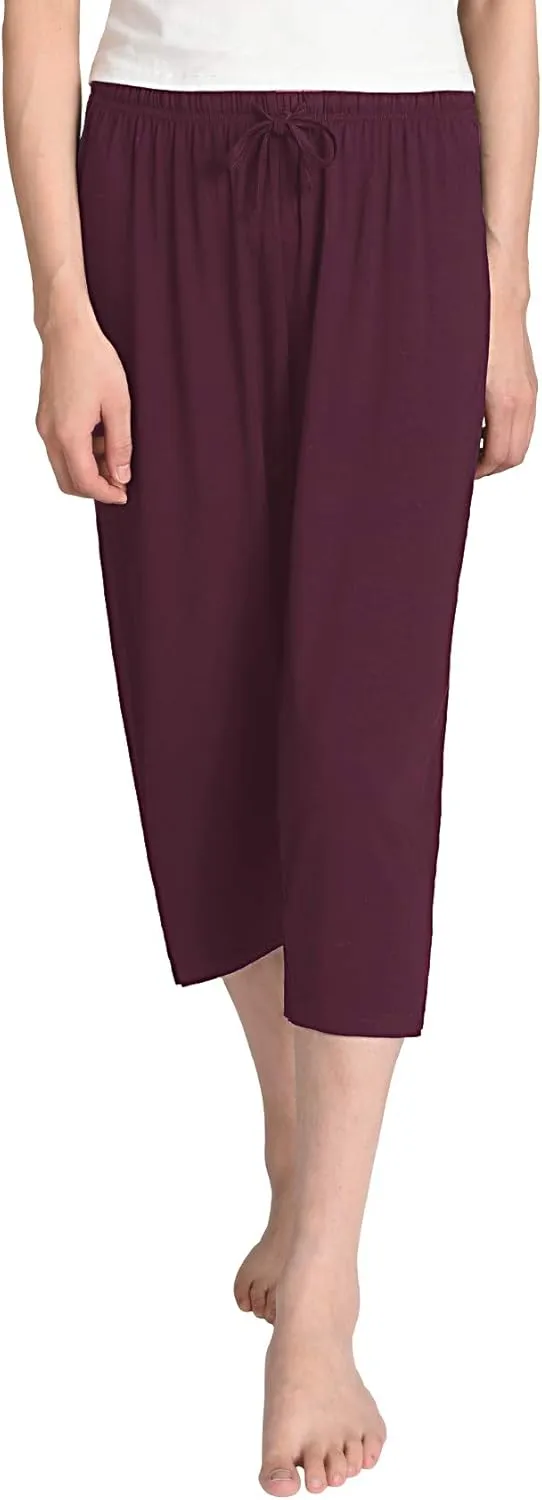 Latuza Women's Knit Capris Sleepwear