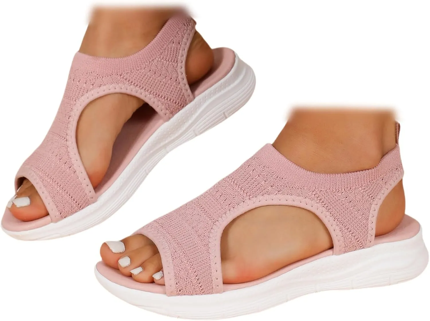 Lausiuoe Womens Sandals With Arch Support Dressy Summer Casual Fashion Orthotic Slides Athletic Slip On Orthopedic Shoes 2025