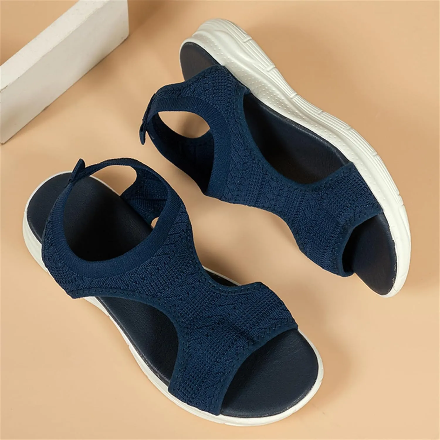 Lausiuoe Womens Sandals With Arch Support Dressy Summer Casual Fashion Orthotic Slides Athletic Slip On Orthopedic Shoes 2025