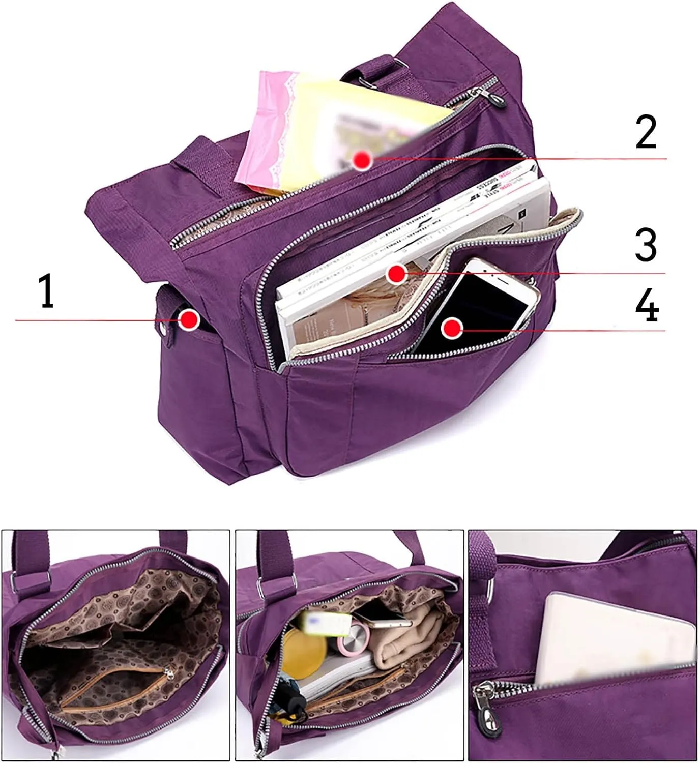 Leather Shoulder Handbag Tote Purses Womens Tote Bag Fashion Handbags Ladies Purse Satchel Shoulder Bags Bag For