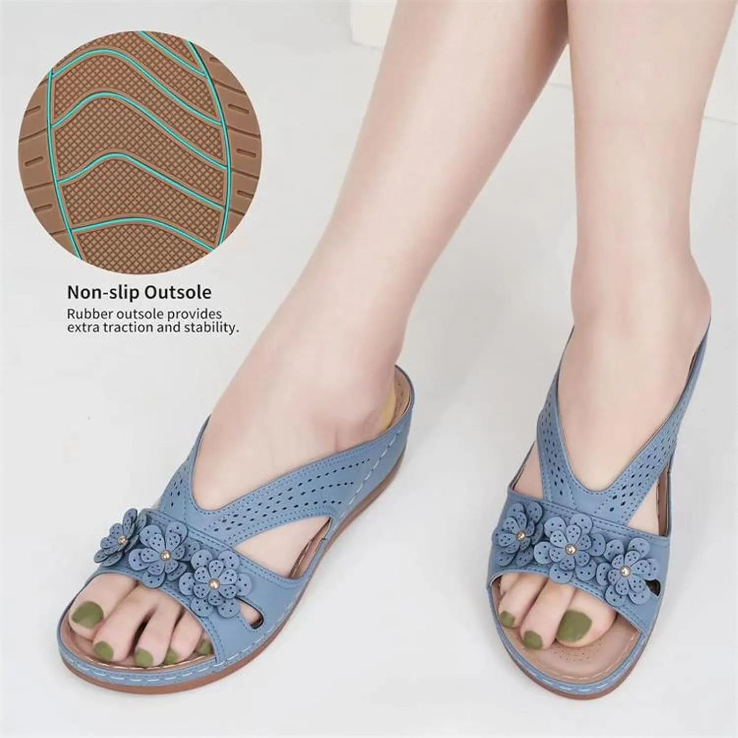 Low Wedge Sandals for Women Sandals Wedge for Women Casual Womens Sandal Comfortable Women's Sandal Dressy