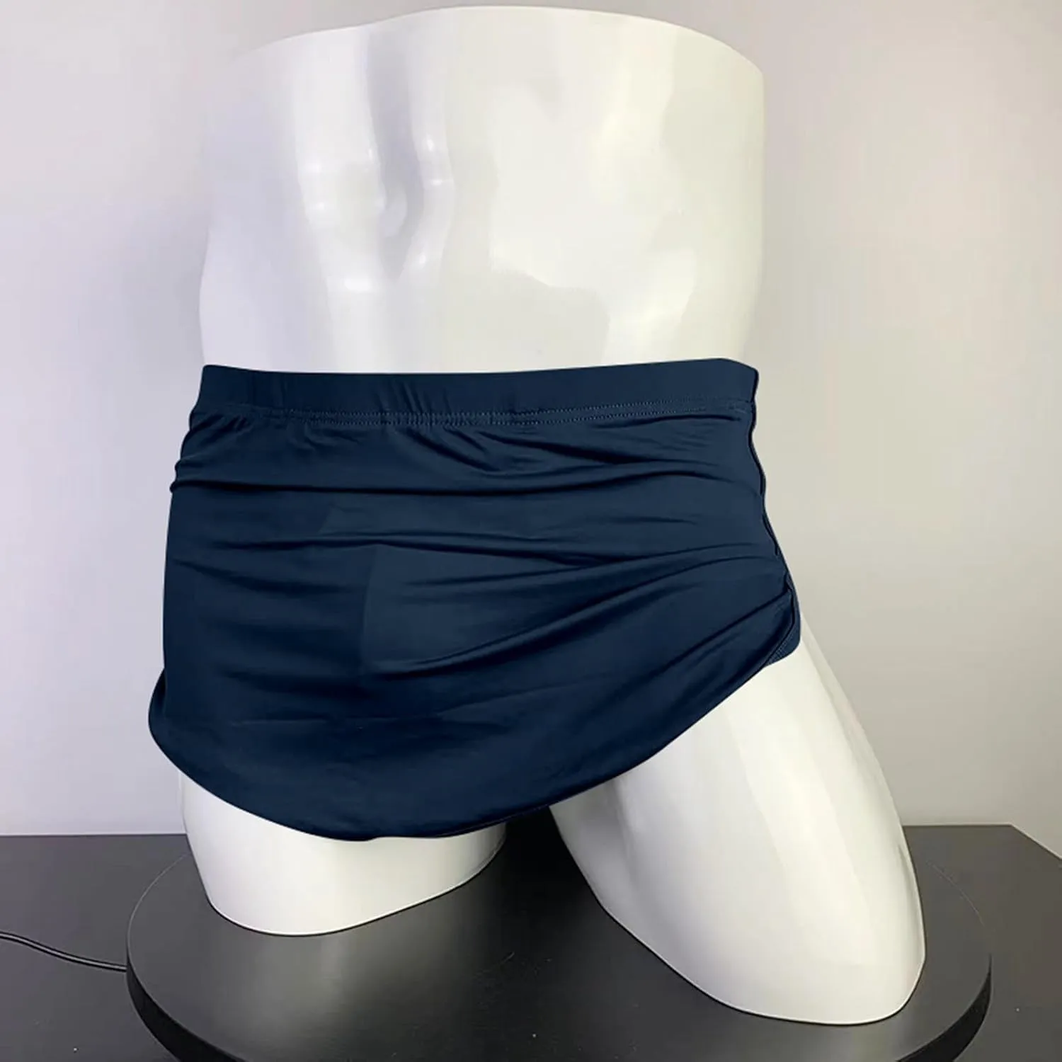 Men'S Boxer Underwear Sexy Split Side Trunks Style Breathable Underpants Low Waist Loose Comfy Athletic Shorts Briefs
